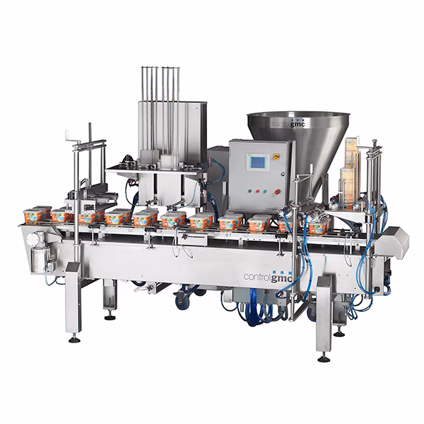 Automatic dual-lane filling machine - Ligne de remplissage automatique double voie - FDS4500